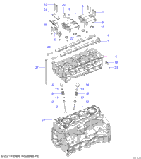 Engine, Head Asm & Valves