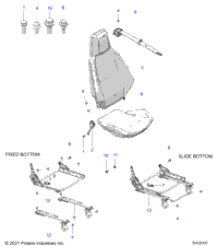 Body, Seat And Seat Belt Mounting All Options (500200C)