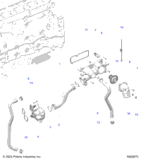 Engine, Water Pump And Related