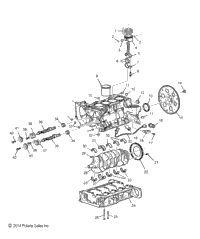 Engine, Cylinder Block And Related Parts All Options