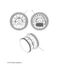 Electrical, Instrument Cluster All Options