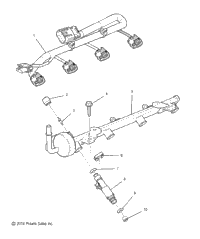 Engine, Fuel Injector Rail All Options