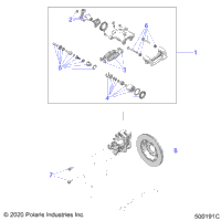 Brakes, Caliper, Rear