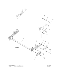 Chassis, Hood Hinge Mounting All Options
