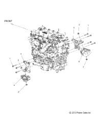 Engine, Engine Mounting All Options