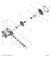 Drive Train, Right Angle Gearcase Asm