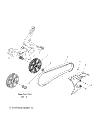 Drive Train, Driven Sprocket, Belt & Guard All Options