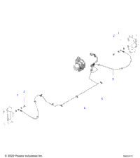 Brakes, Front Brake Line T23aalhb/Gb