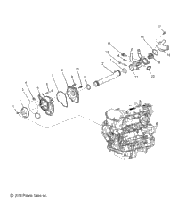 Engine, Cooling, Water Pump Related Parts All Options