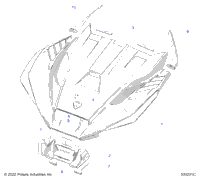 Body, Hood, Vented T23aalhb/Gb