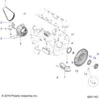 Engine, Alternator, Flywheel, & Starter T23aafgb/Hb/Pgd/Hd/Rgb/Hb All Options