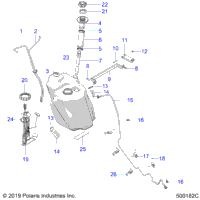 Fuel System, Fuel Tank Asm. T23aafgb/Hb/Pgd/Hd/Rgb/Hb All Options