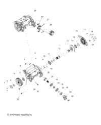 Drive Train, Right Angle Gearcase Asm. All Options