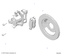 Brakes, Caliper, Rear