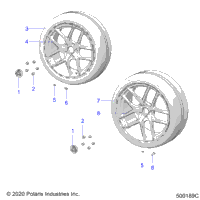 Wheels, Front And Rear T21aasgd/Aatgd (500189C)