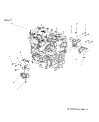 Engine, Engine Mounting All Options