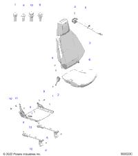 Body, Seat And Seat Belt Mounting (500223C)