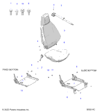Body, Seat And Seat Belt Mounting T23aafgb/Hb/Pgd/Hd/Rgb/Hb All Options (500200C)