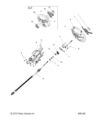 Steering, Steering Asm., Upper All Options