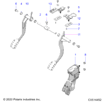 Controls, Foot Controls T21aargb/Sgd All Options