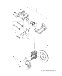 Brakes, Caliper, Front All Options