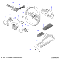 Controls, Hand Controls Auto T23aafgb/Hb/Pgd/Hd All Options (C0514040)