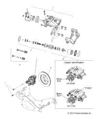 Brakes, Caliper, Rear All Options