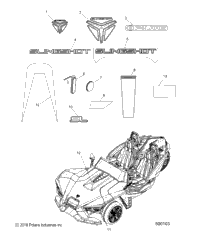 Body, Decals, Emblems, & Reflectors T19aapf/Aasf All Options