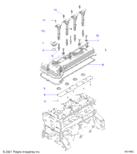 Engine, Valve Cover T23aafgb/Hb/Pgd/Hd/Rgb/Hb All Options