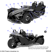 Body, Decals And Badges T21aargb/Sgd All Options