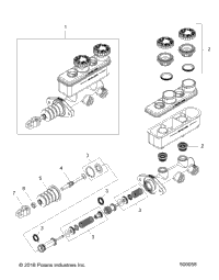 Brakes, Master Cylinder Asm. All Options