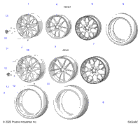 Wheels, Front And Rear