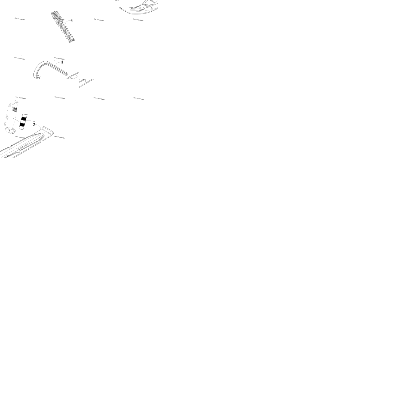 Ski, Spring, And Spindle Decal