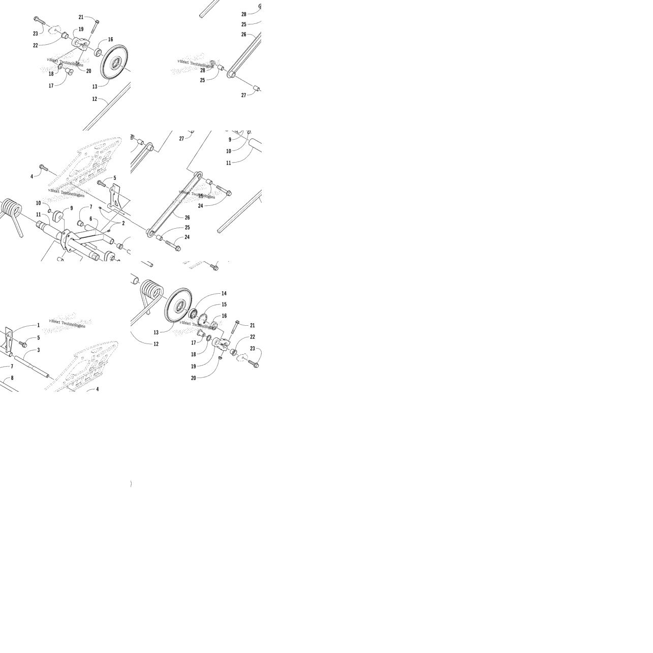 Rear Suspension Rear Arm Assembly