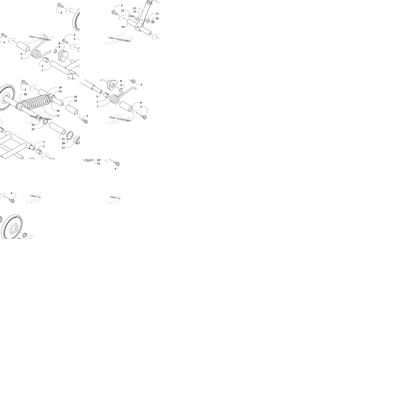 Rear Suspension Arm Assemblies