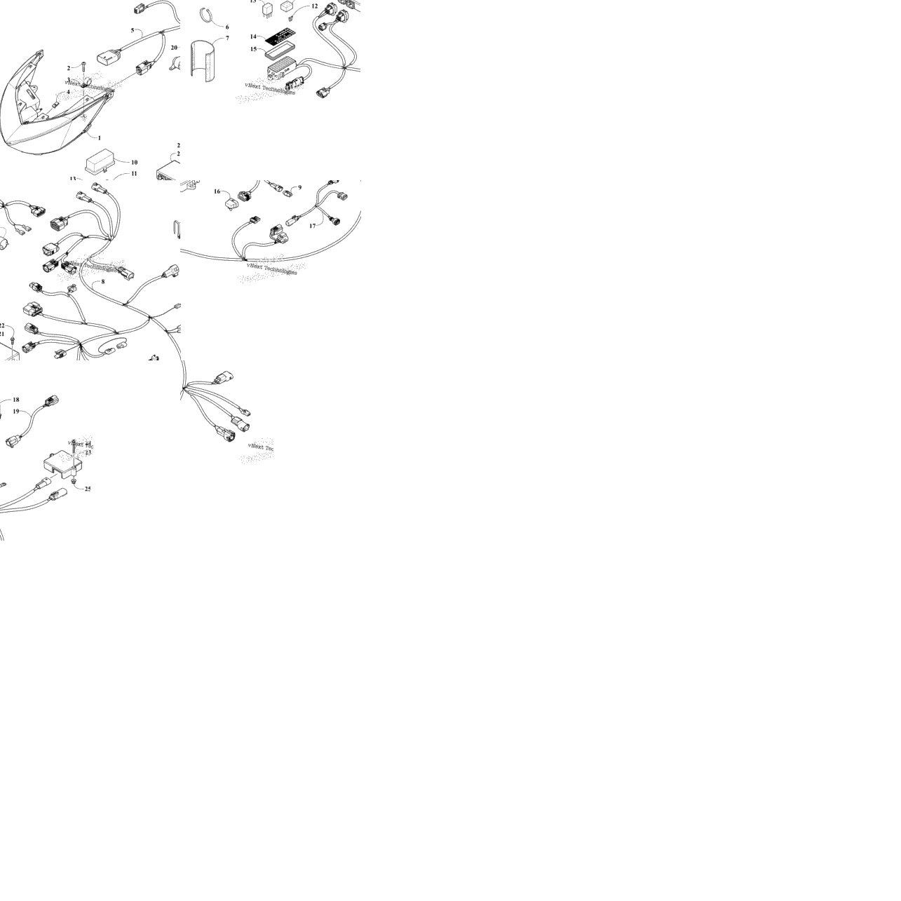 Headlight And Wiring Assemblies