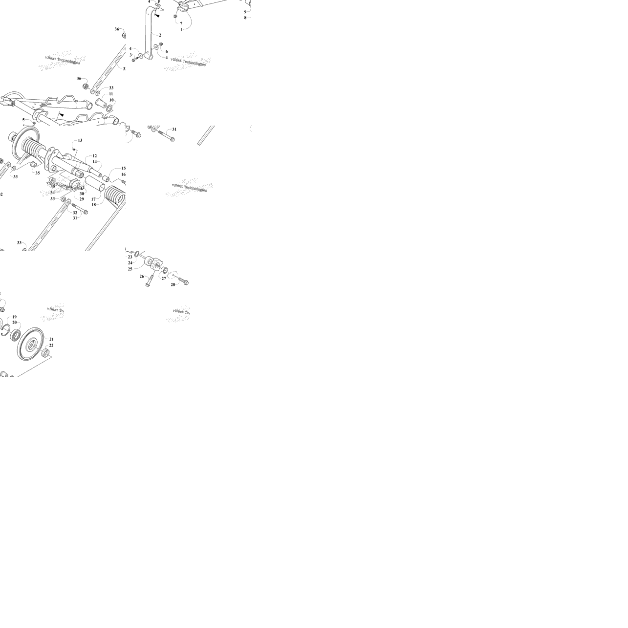 Rear Suspension Arm Assemblies