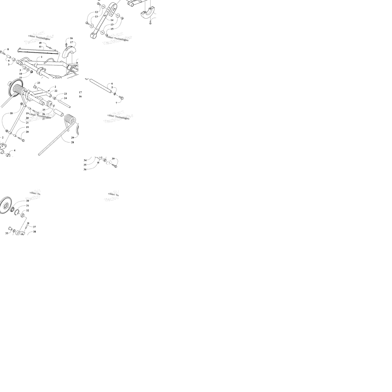 Rear Suspension Arm Assemblies