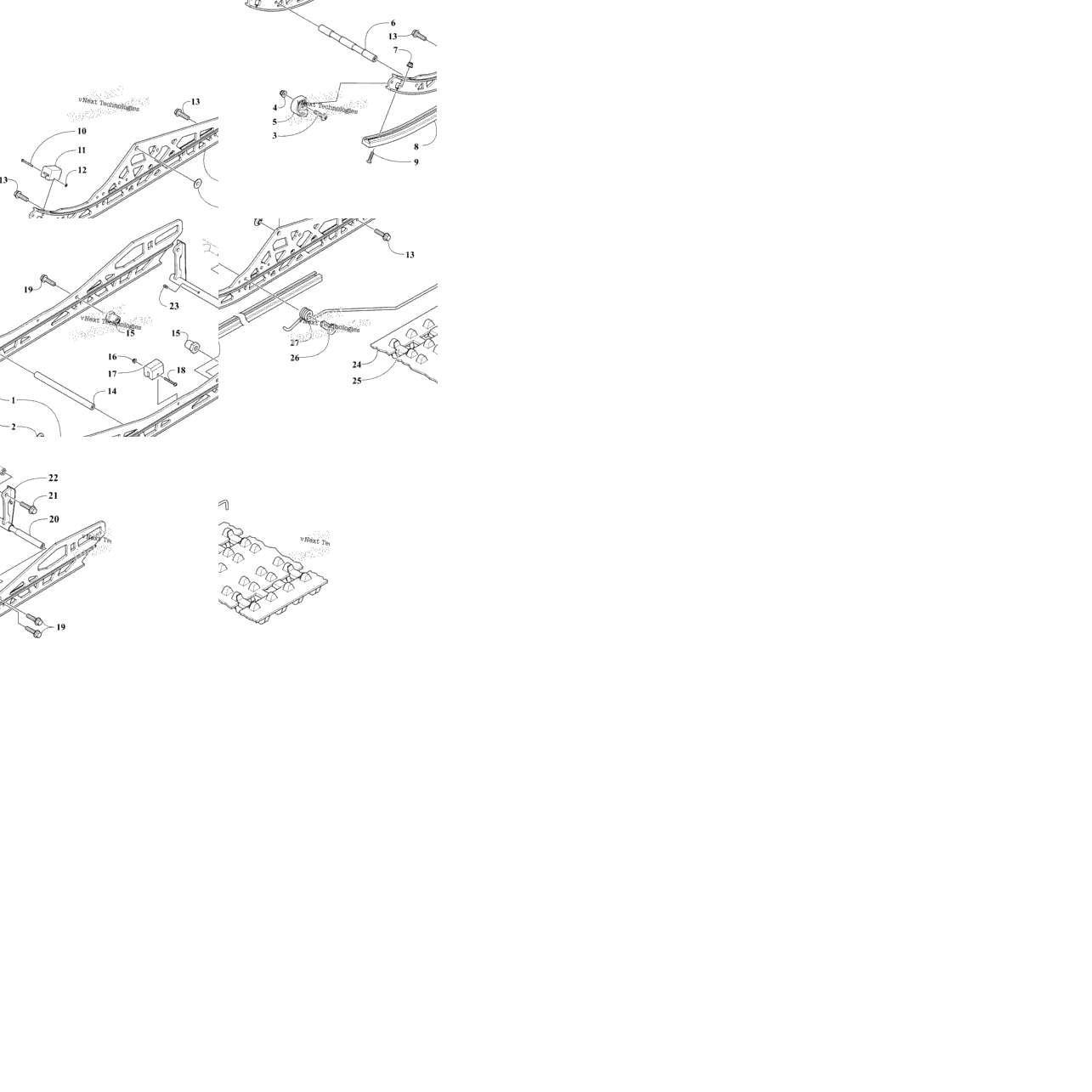 Slide Rail And Track Assembly