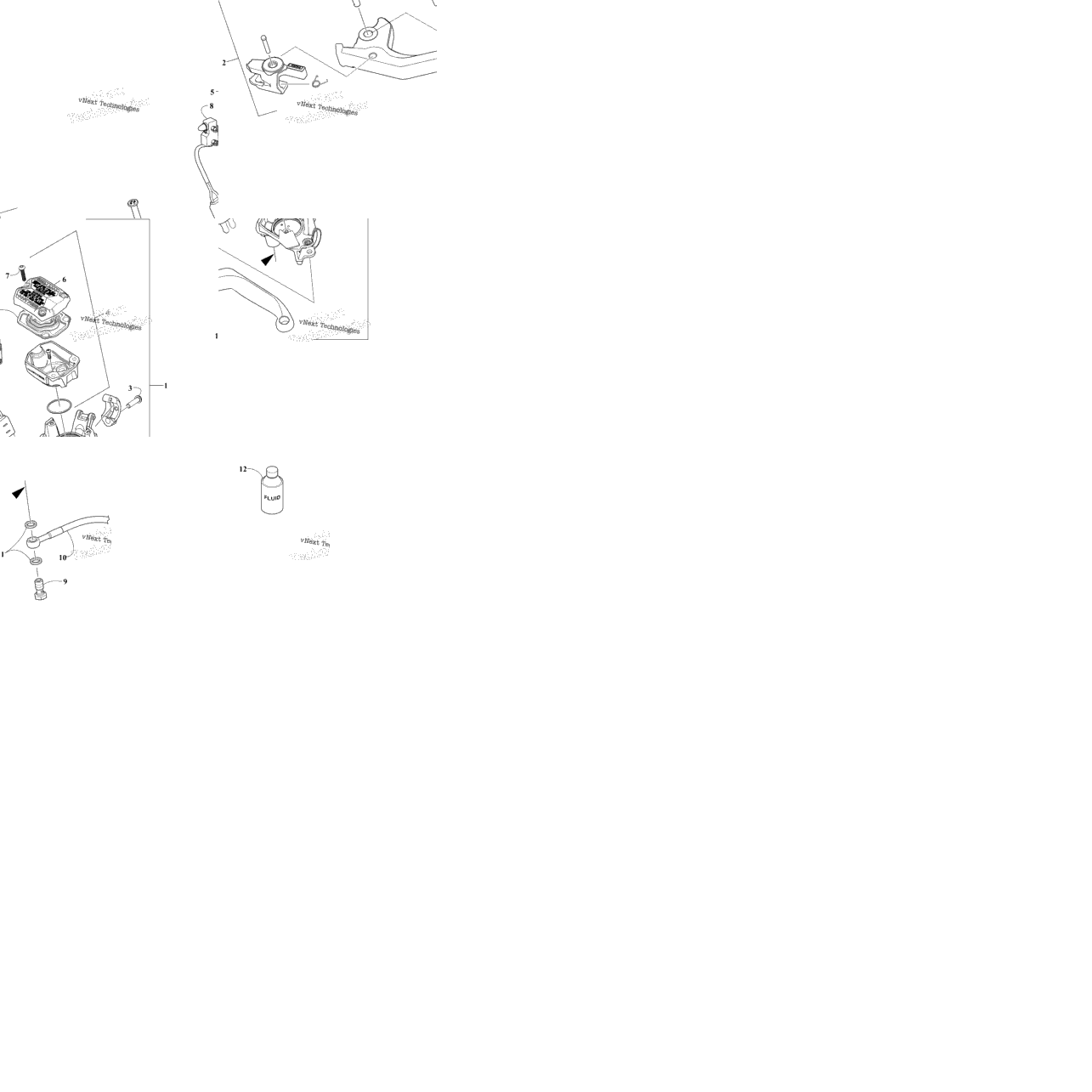 Hydraulic Brake Control Assembly