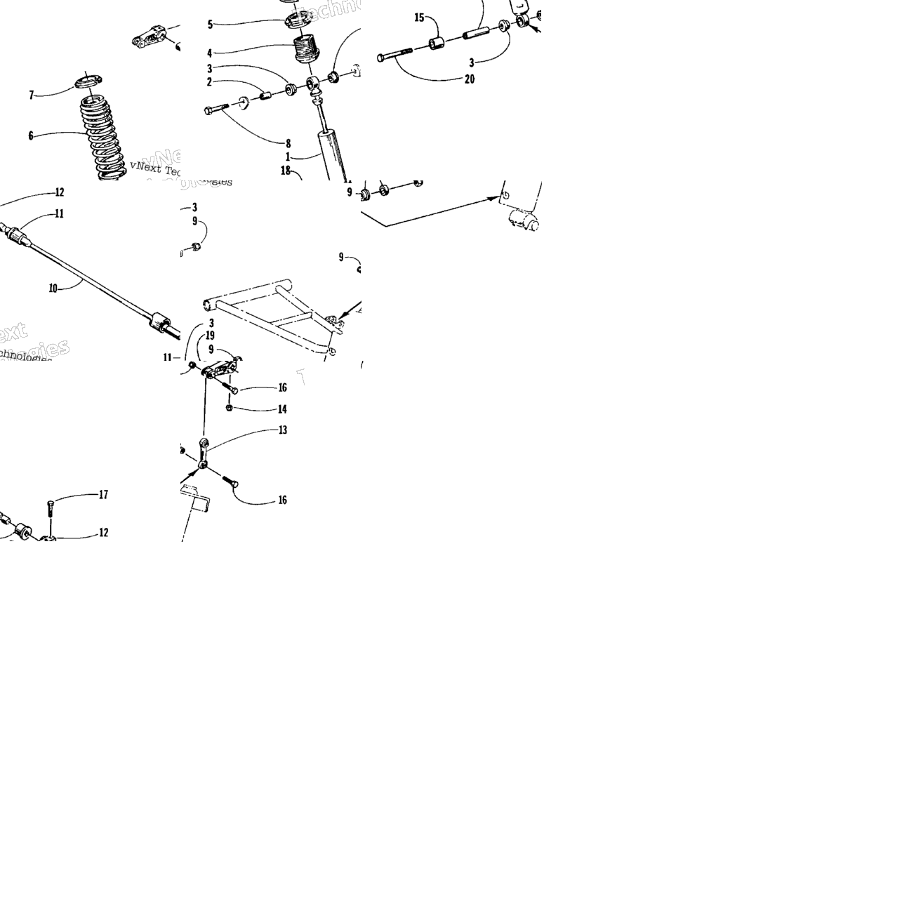 Shock Absorber And Sway Bar Assembly