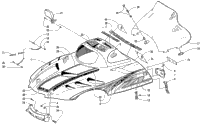 Hood And Windshield Assembly