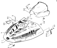 Hood And Windshield Assembly