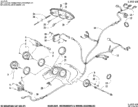Headlight, Instruments, And Wiring Assemblies