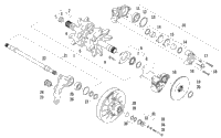 Drive Train Shafts And Brake Assemblies