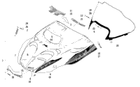 Hood And Windshield Assembly