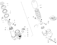Rear Suspension Front Arm Shock Absorber