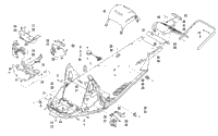 Chassis, Rear Bumper, And Snowflap Assembly