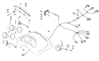 Headlight, Instruments, And Wiring Assemblies