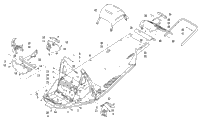 Chassis, Rear Bumper, And Snowflap Assembly